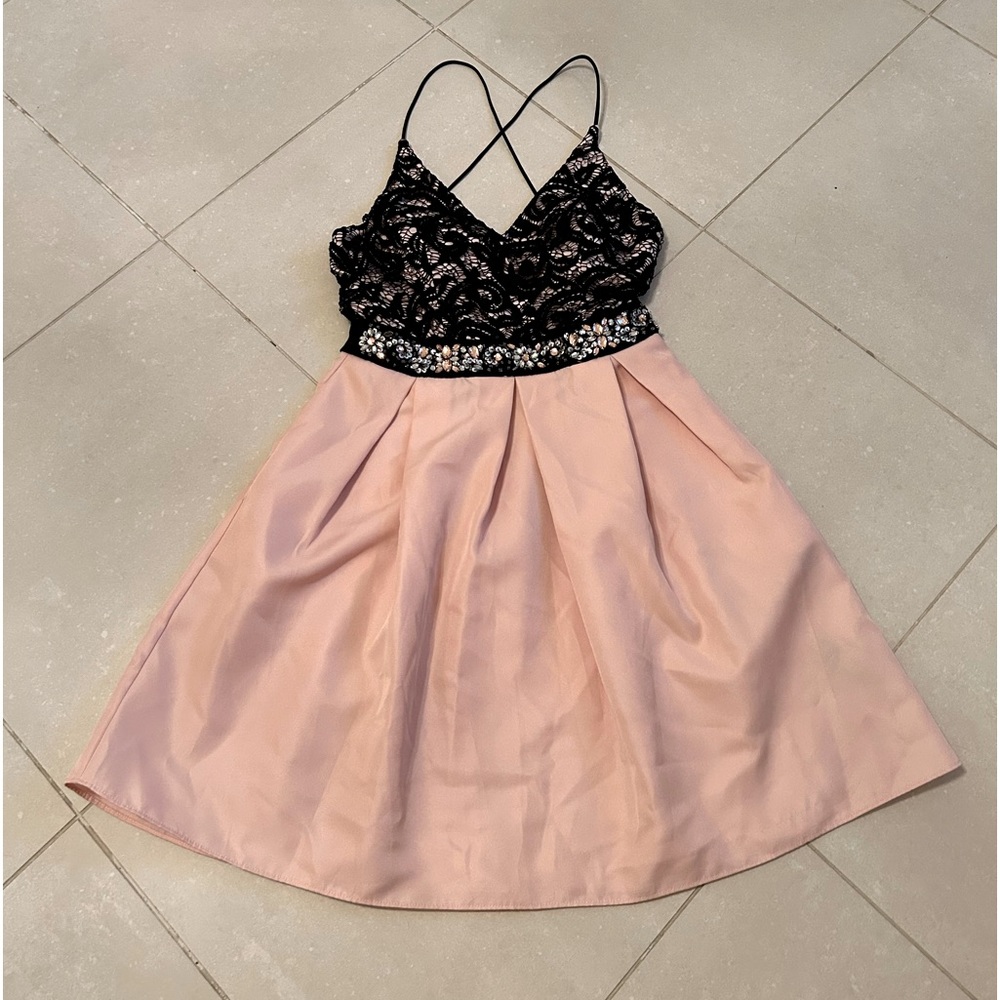 (3) I.N San Francisco Babydoll Flare Homecoming Semi-Formal/Formal Dress